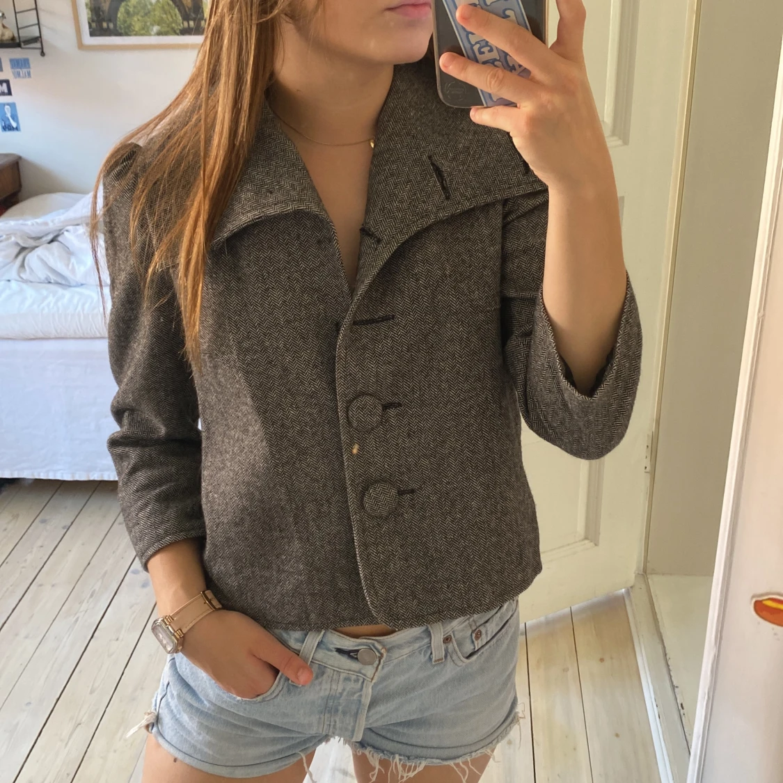 Trekvartsärmad jacka  - 90