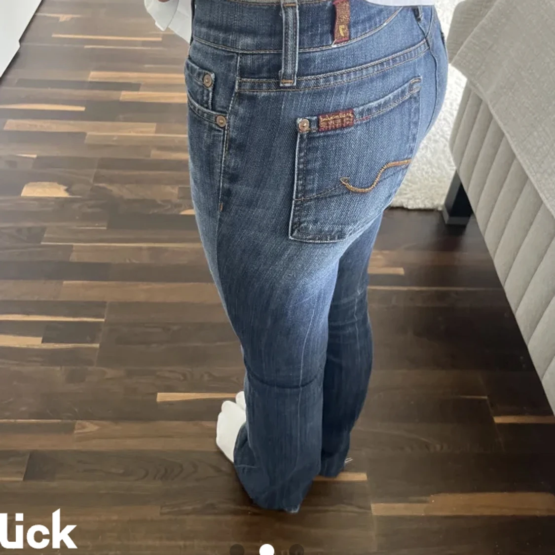 Lågmidjade jeans - 90