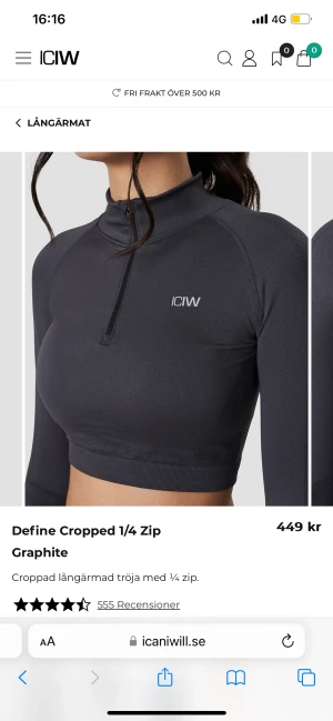 Iciw tröja  - Säljer min oanvända tröja från iciw. Nypris 449kr mitt pris 300kr. Den är i storlek s 