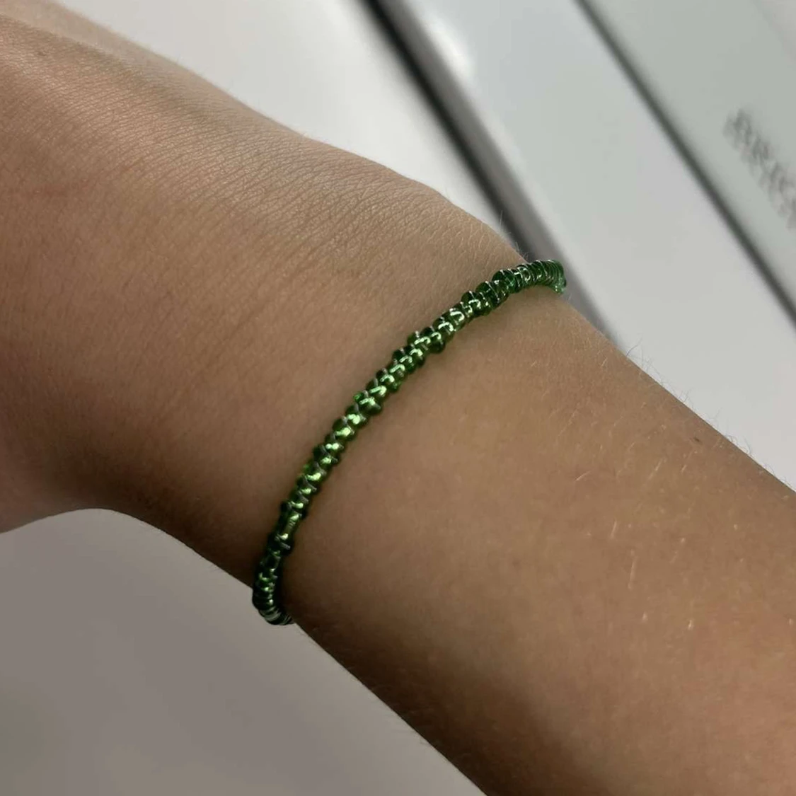 Grönt armband  - 90