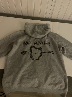Mi Amor hoddie  - Mi Amor hoddie i färgen grå 💗storlek S. Använd ett par fåtal gånger. Perfekt till höst/ vinter. Skriv vid frågor 