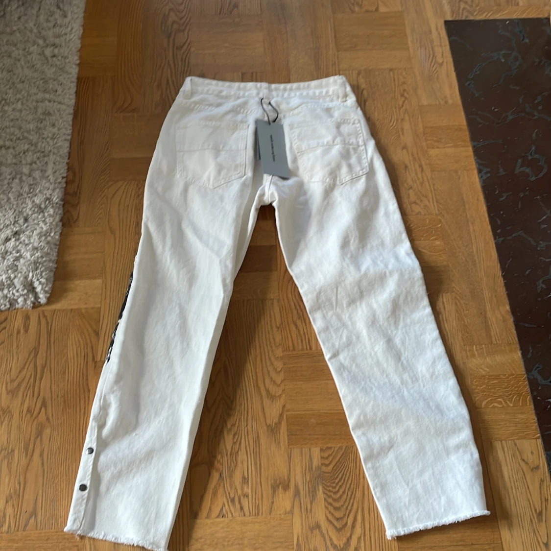 Jeans supermade med print - 90