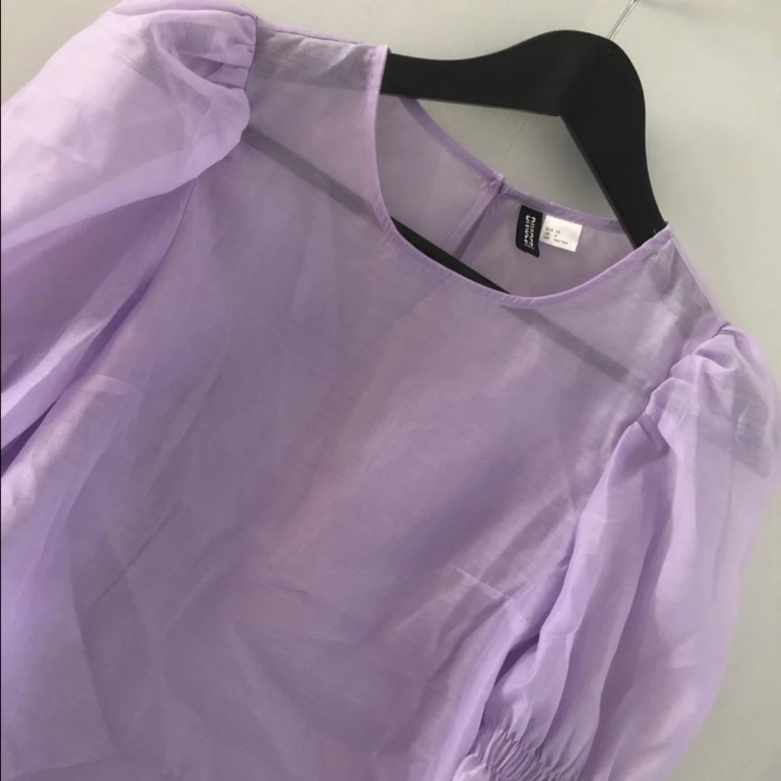 Lila mesh topp