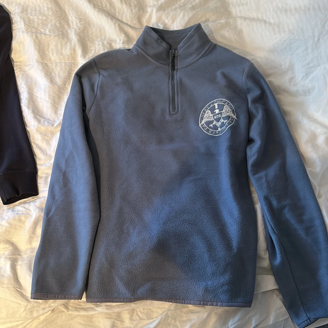 Zip fleece ASOS, ljusblå