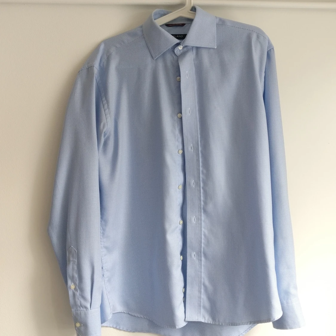 Ljusblå bomullsskjorta