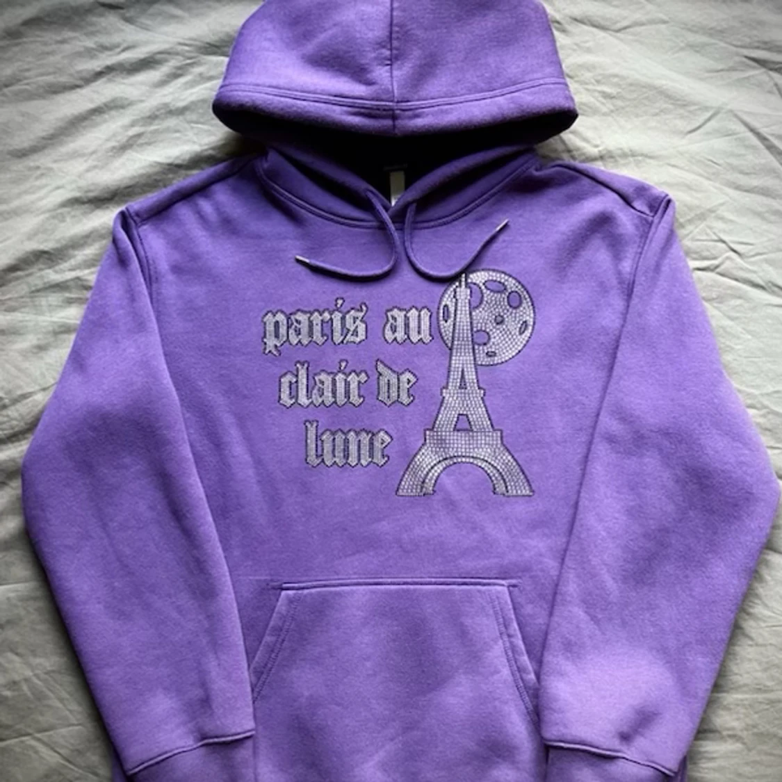 Rhinestone hoodie Bling Lucid