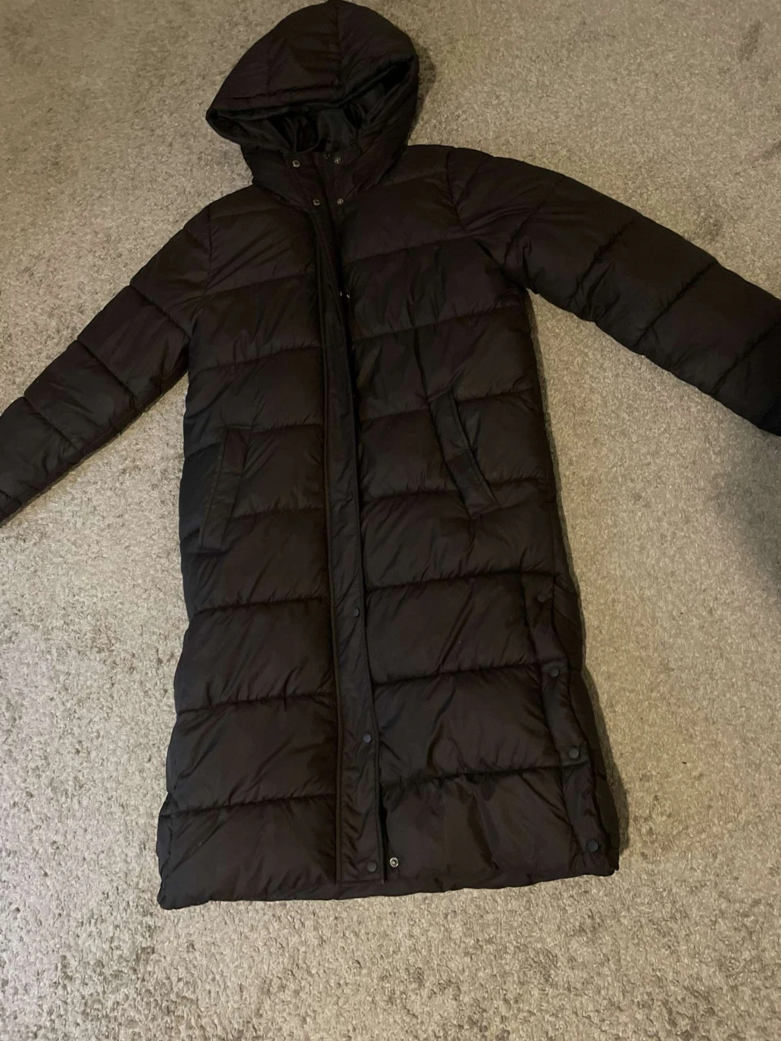 Lång puffer jacka  - 90