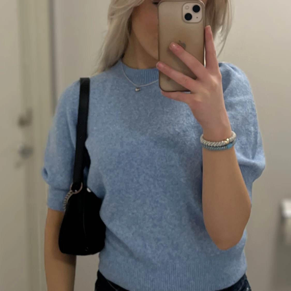 Stickad T-shirt  - 90