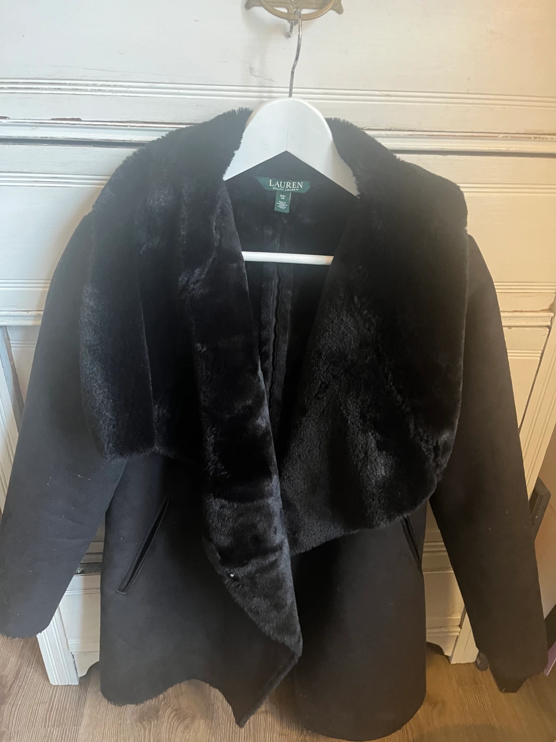Ralph Lauren fuskpälsjacka