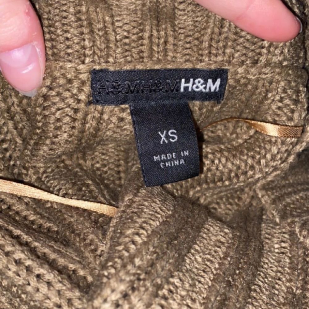 Brun Brun stickad kofta - H&M | Plick Second Hand