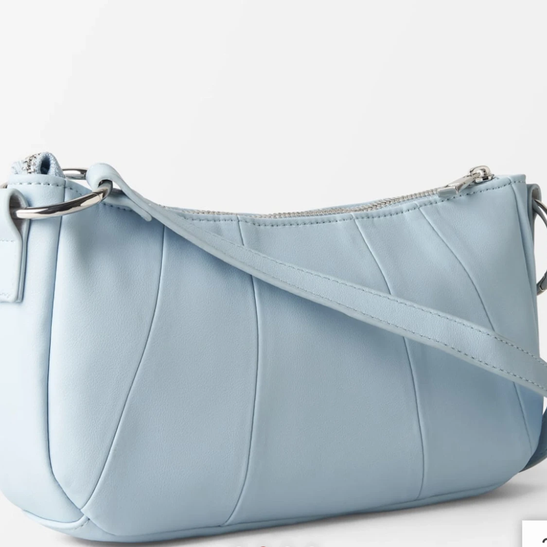 Blå baguetteväska - 90