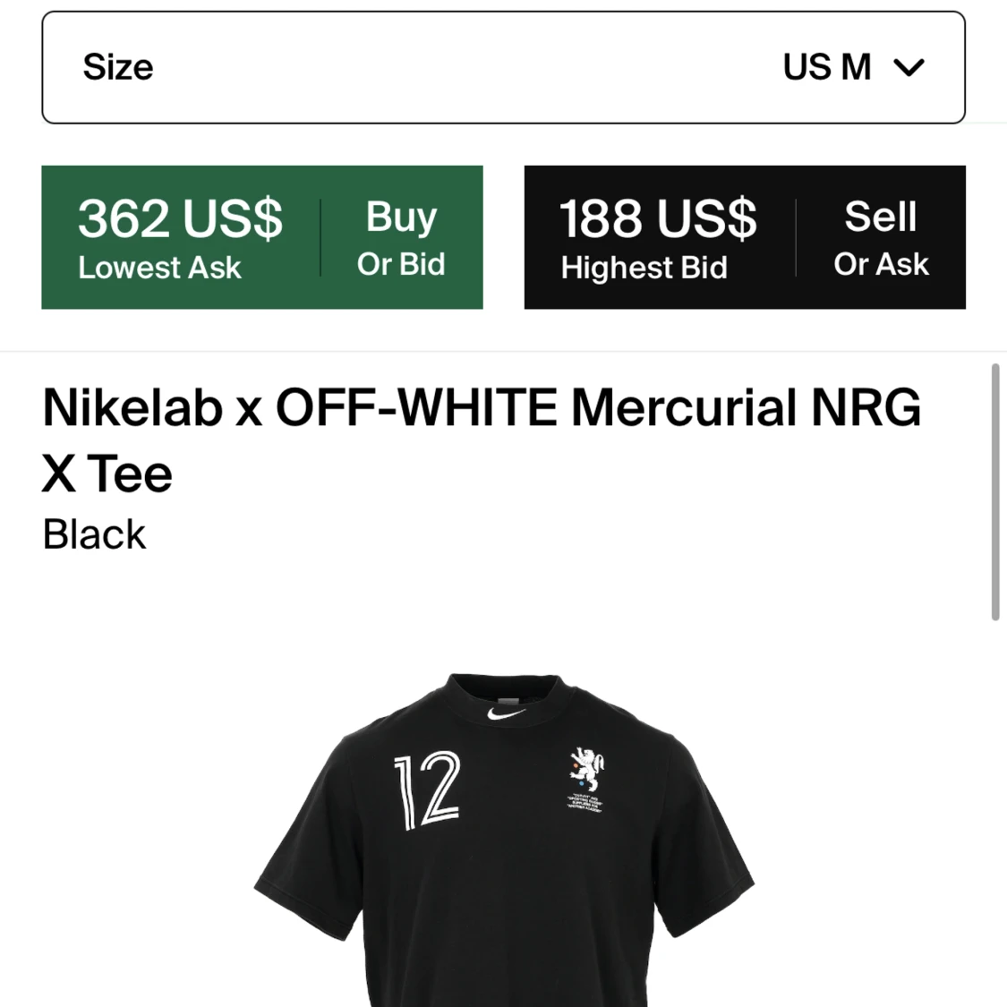 NIKE OFF WHITE T-SHIRT - 91