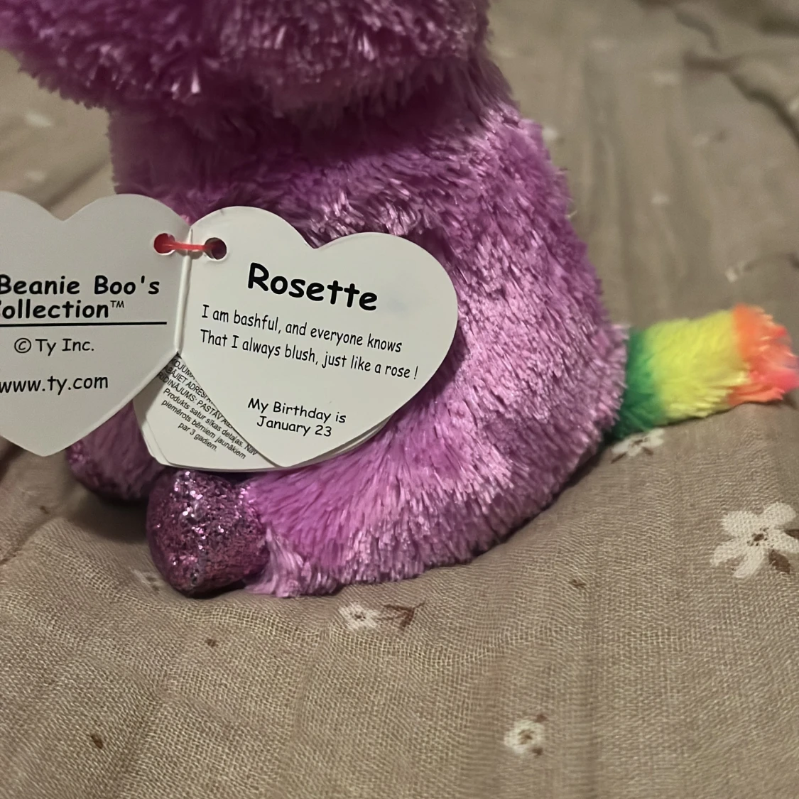 Lila unicorn gosedjur - 91