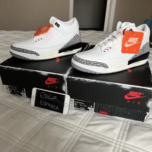 Jordan 3 White Cement RETAIL - Jordan 3 White Cement  US 8 | Eu 41 x2 10/10 Retail + frakt (shipping)