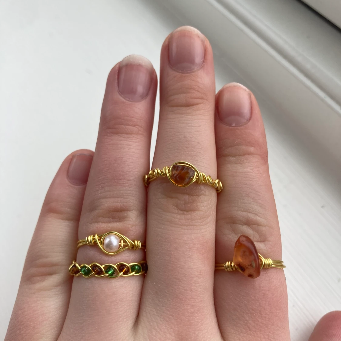 Guldiga ringar🫶💗 - 90