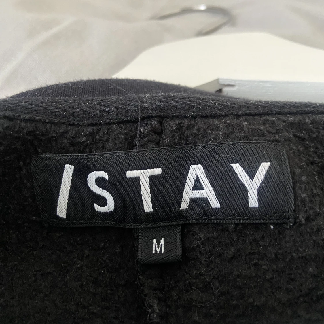 Svart sweatshirt med tryck - 90