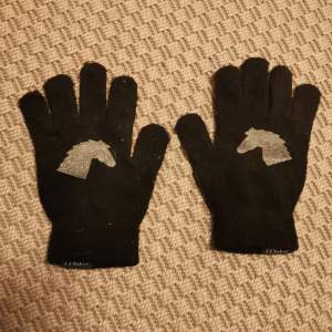 Det är ett par lite tunnare handskar och det är gummi så att man får bra grep sä att det inte hliger ut tyglarna! 