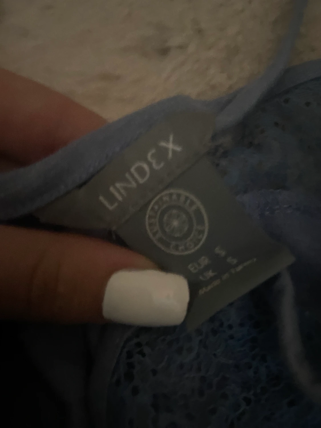 blått linne från lindex - 90