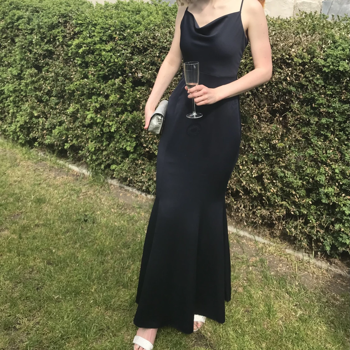 Mörkblå balklänning - 91