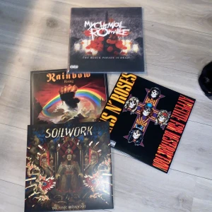 LP skivor - 🤟🏽My chemioal romance 🤟🏽Rainbow Raising 🤟🏽 Guns n roses  🤟🏽 Soilwork 99 kr styck