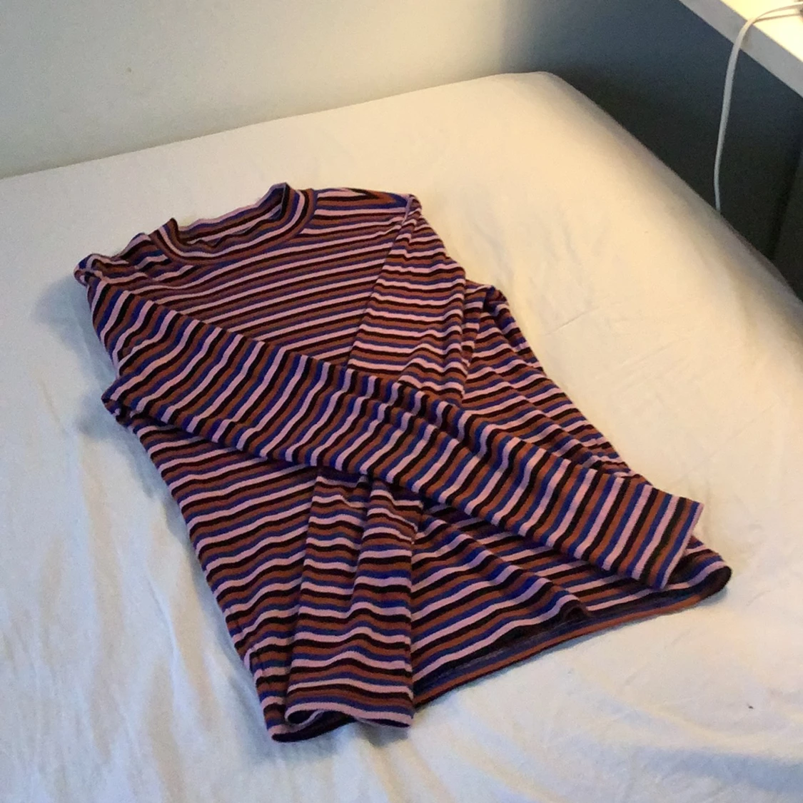 Randig långärmad tröja