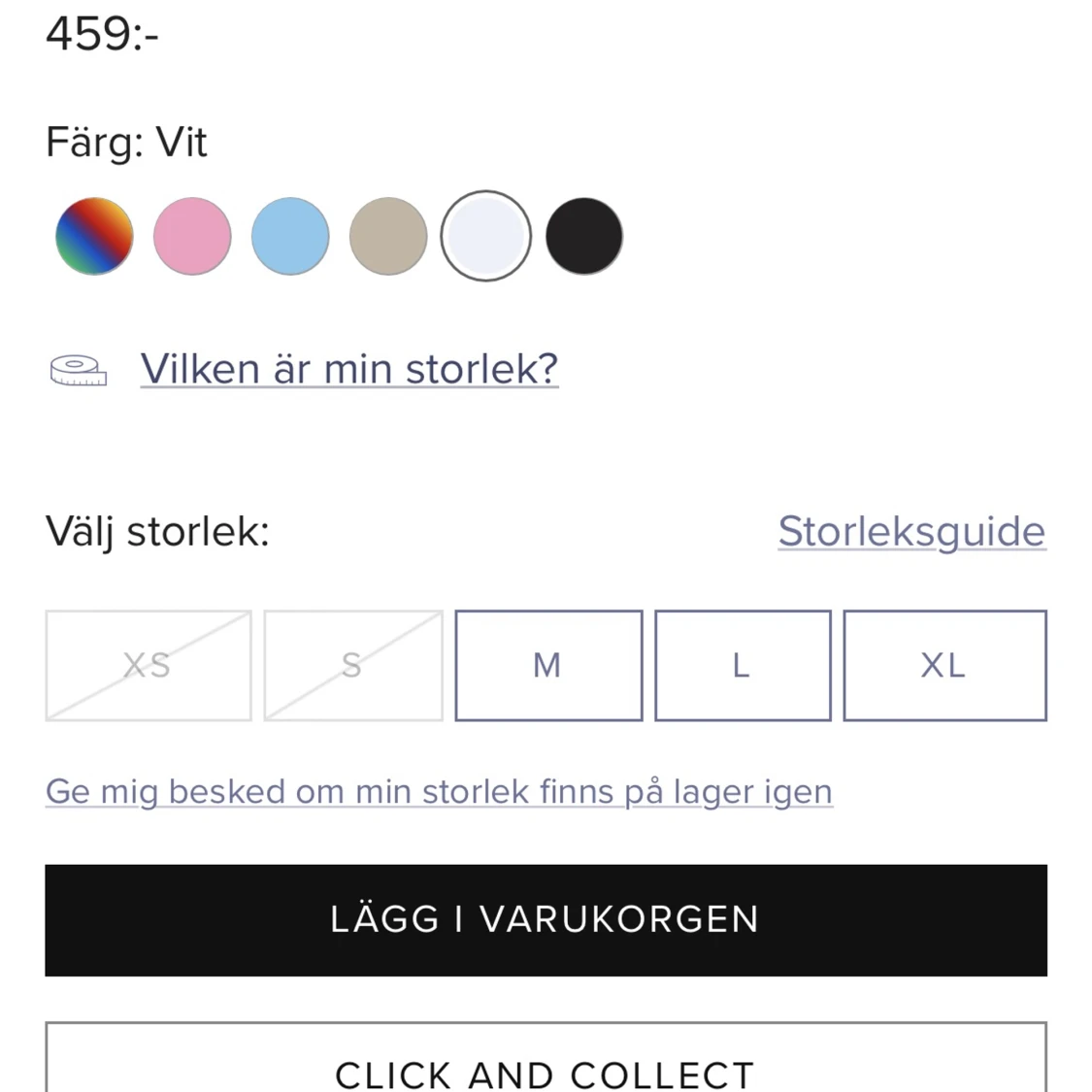 Vita linnebyxor från BikBok - 91