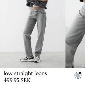 Säljer mina low Waits gråa jeans ifrån Gina, nästan aldrig använda, inga defekter 