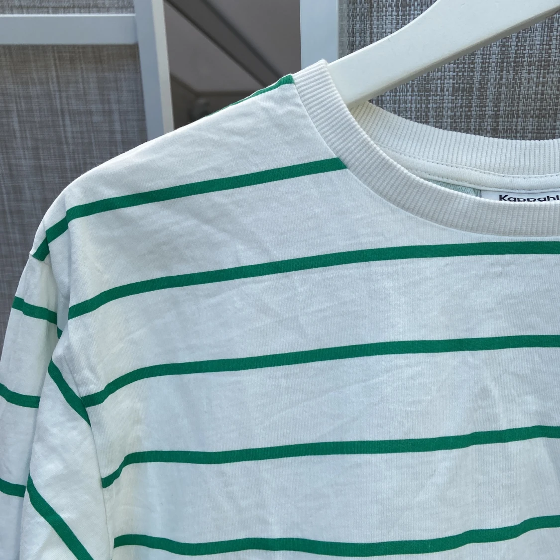 Långärmad randig tröja - 90