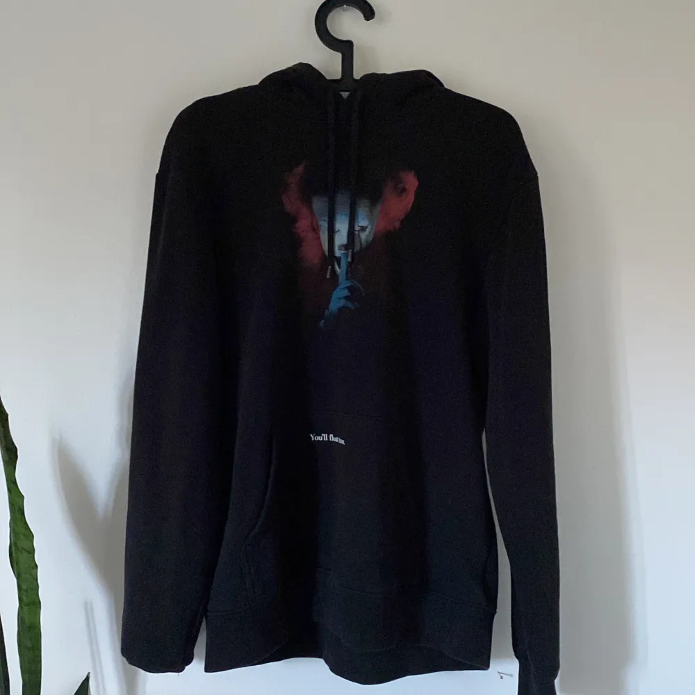 Jättefin hoodie med Pennywise på i superbra skick!! Skriv för bilder på. Hoodies.