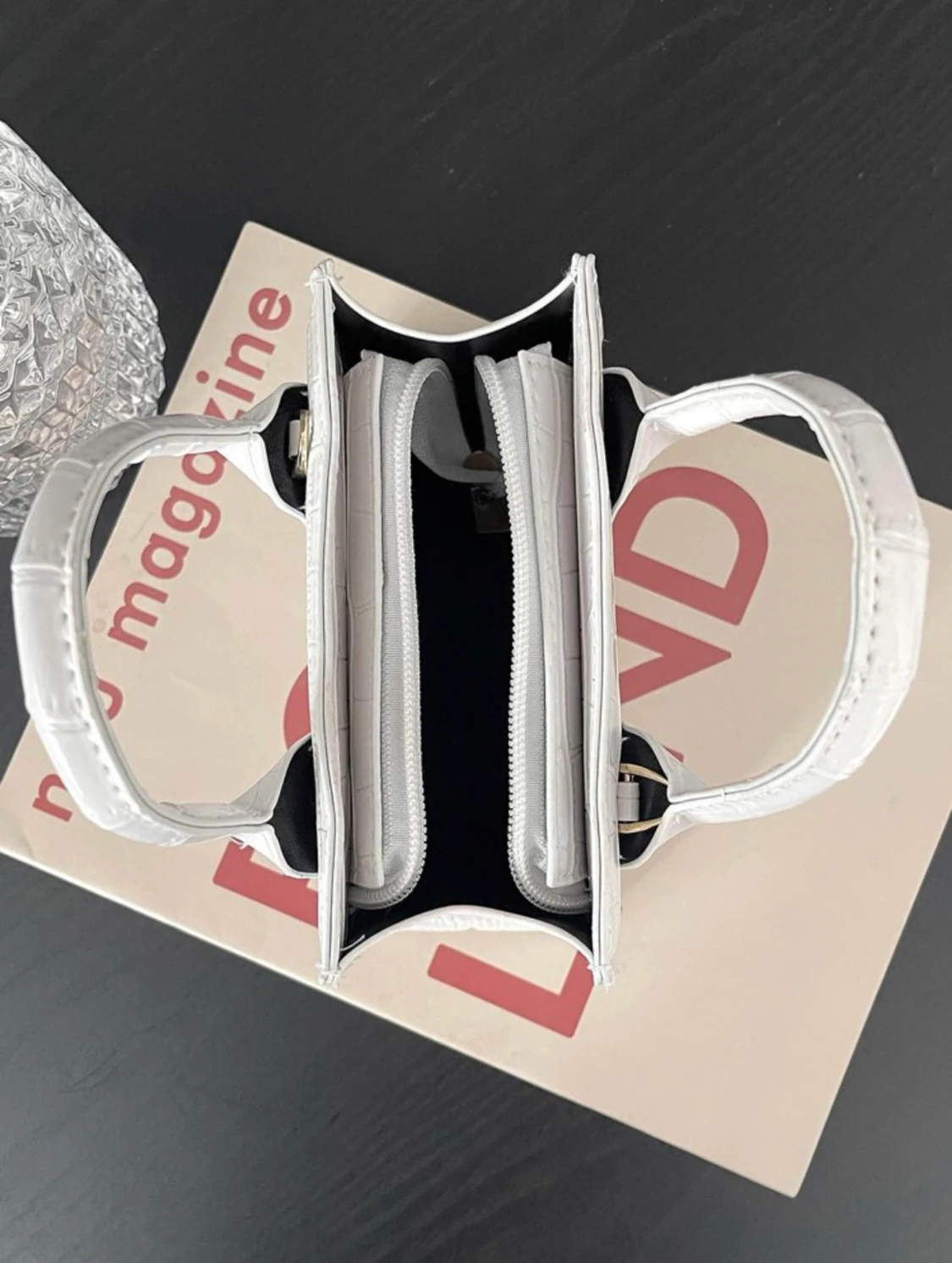 Vit liten handväska  - 90