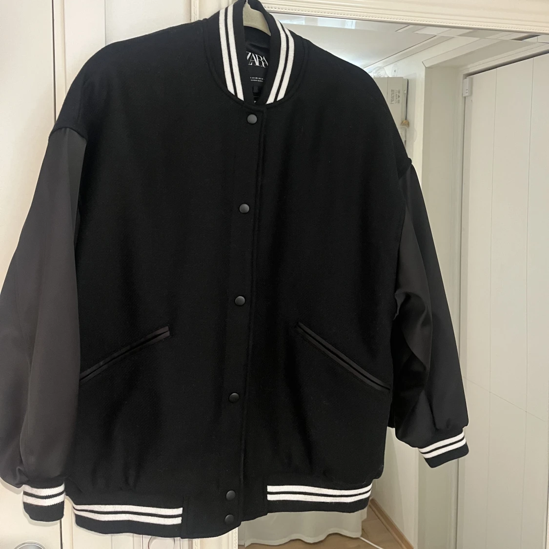 Zara College jacka svart