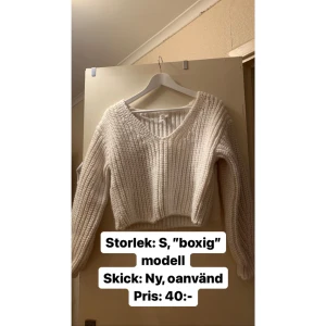 Stickad tröja - KOM GÄRNA MED EGET PRISFÖRSLAG. Pm för fler bilder!