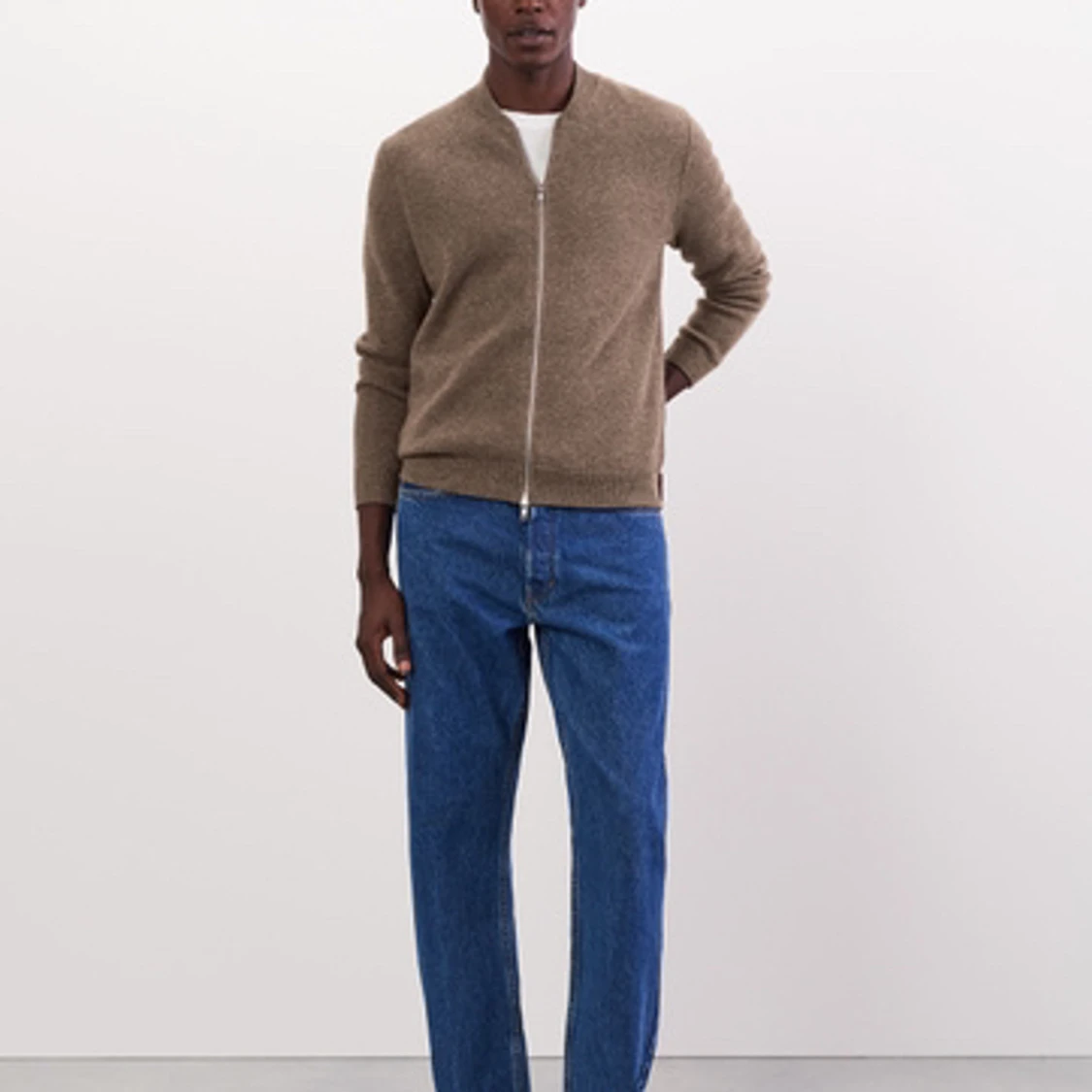 Soft goat Milano Knit Zipper - 28