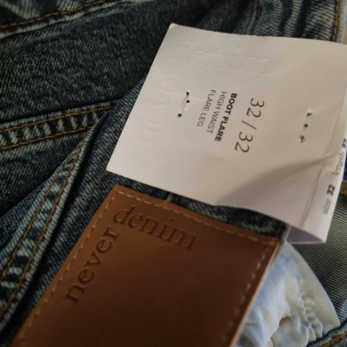 Never DENIM Flare Leg High W - 91