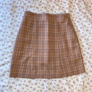 Rutig kjol - Rosa rutig kjol, köpt från newyorker, märke FBsister. Stretchig på baksidan.