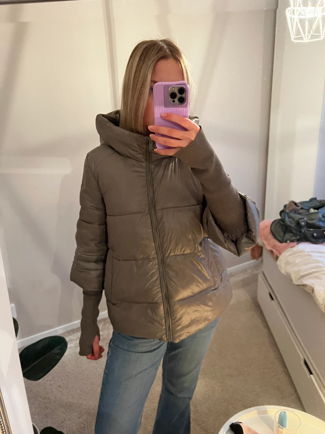 trekvartsärmad jacka - 90