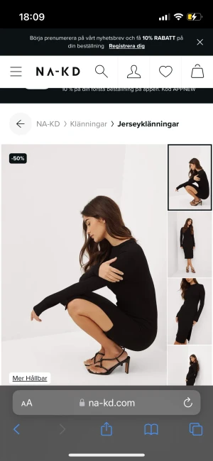 Nakd klänning  - Helt ny klänning från nakd! Såå snygg och påminner om den populära skims klänningen! Orginalpris 379kr och säljer för 100kr🥰 Köp gärna via funktionen ”köp nu”.