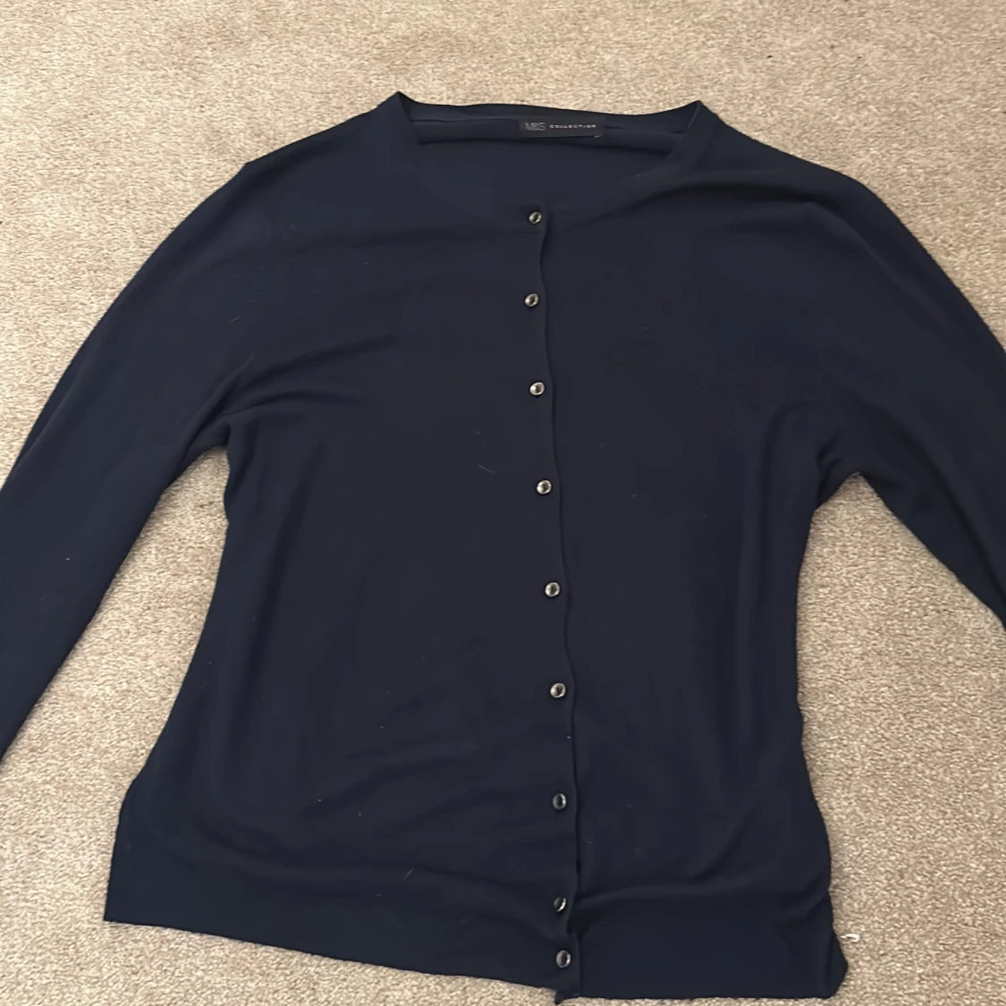 Marinblå kofta - 90