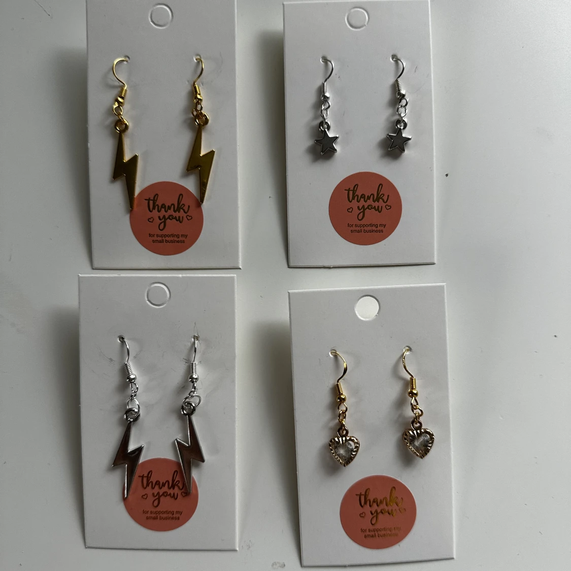 Handgjorda Örhängen i olika designer av rostfritt stål💗 - 91