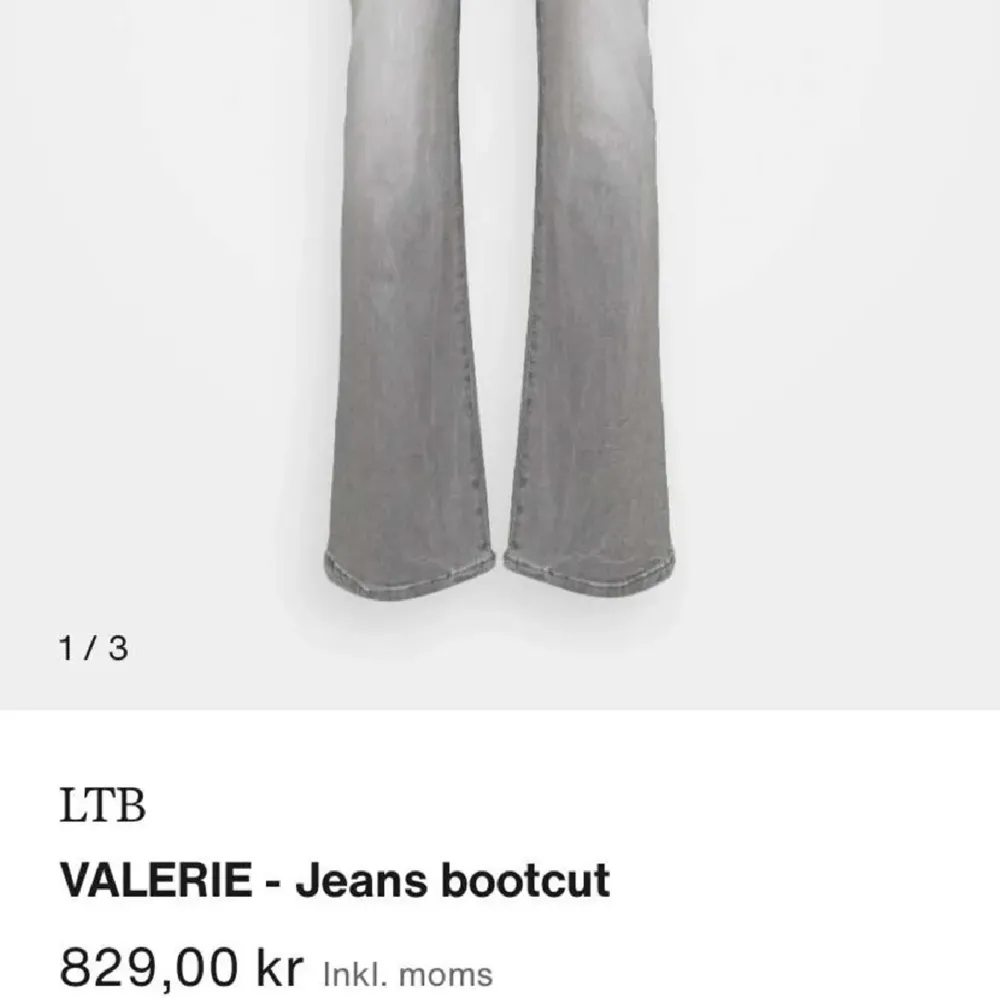 Jätte fina populära gråa LTB jeans, köpta på Plick men var för stora så säljer vidare❤️använd gärna köp nu. Kan även tänka mig att byta mot en mindre storlek ❣️. Jeans & Byxor.