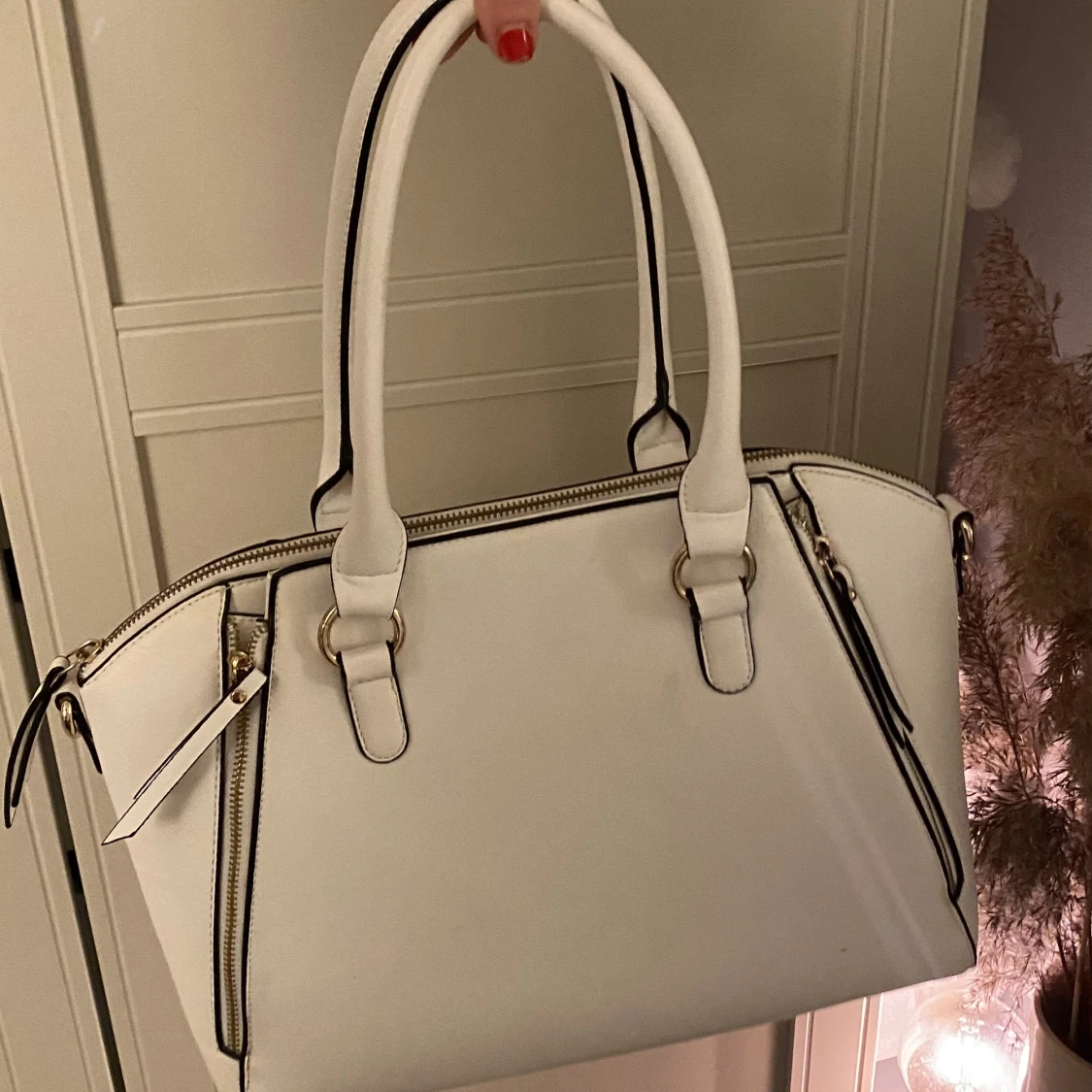 Vit handväska 