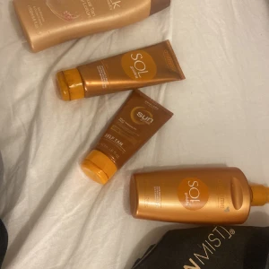 Brun utan sol - Hej har använt de en gång så det är jätte mycket kvar det är sol utan kräm o bodylotion, body mist o sånt man ska ha före + kräm