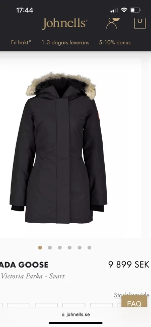 Canada Goose - Använd en halv vinter, rökfri, nyskick. Storlek S 