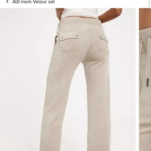 Juicy byxa - Som ny bara att på ena snöret har den där metall grejen åkt av men tar du bort den andra ser de Inge kostigt ut. Annars helt som nya 