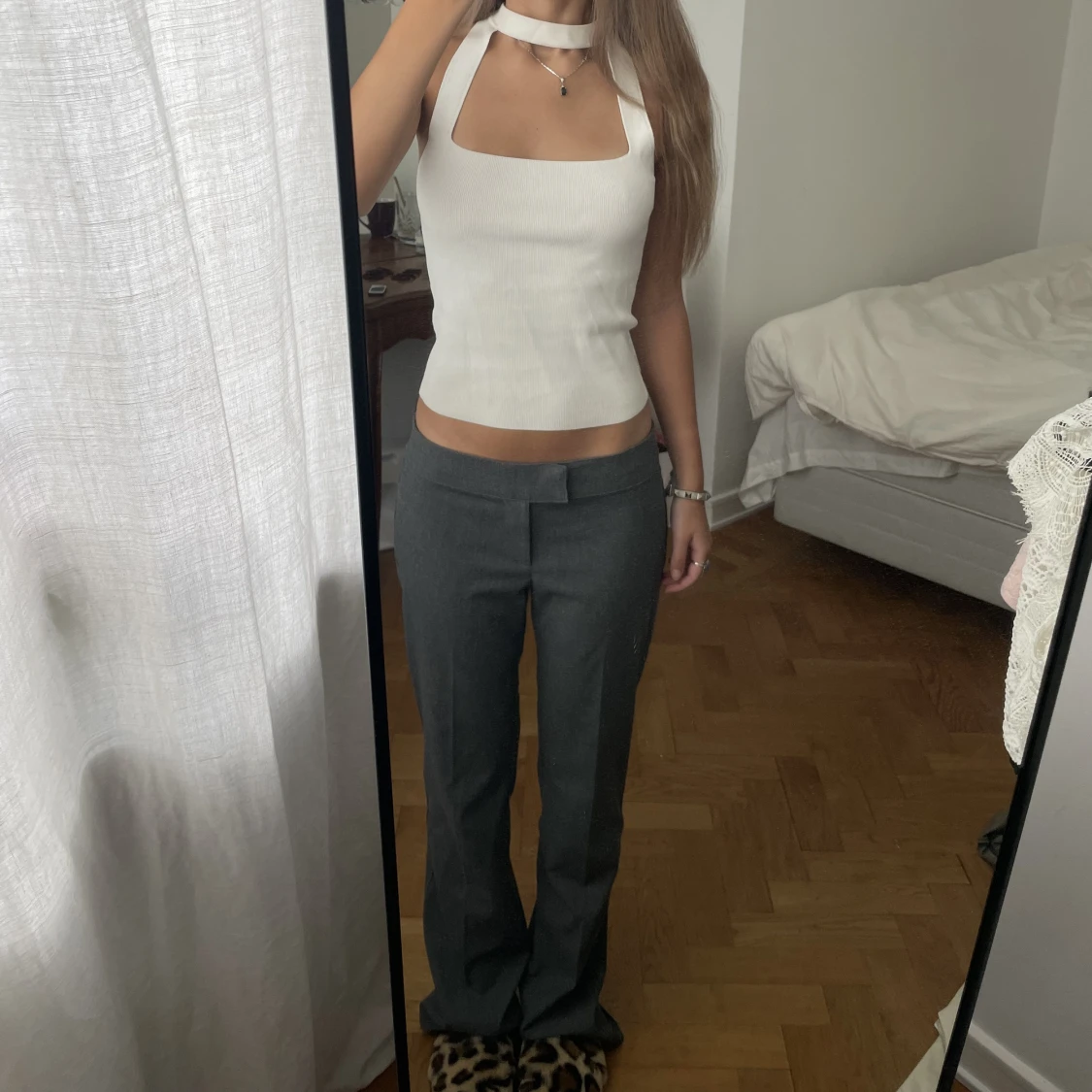 Zara topp med choker