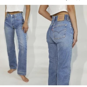 Levis 501 i bra skick - Har knappt använd och har sin form kvar. Inga skador.