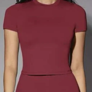 röd t-shirt  - röd croppad t-shirt i storlek M. säljer då den inte kommer till användning. fint skick, knappt använd. Köparen står för frakten!