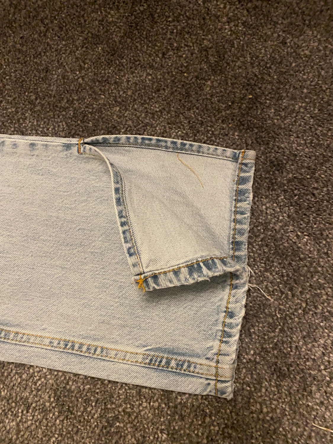 Långa jeans med slits - 90