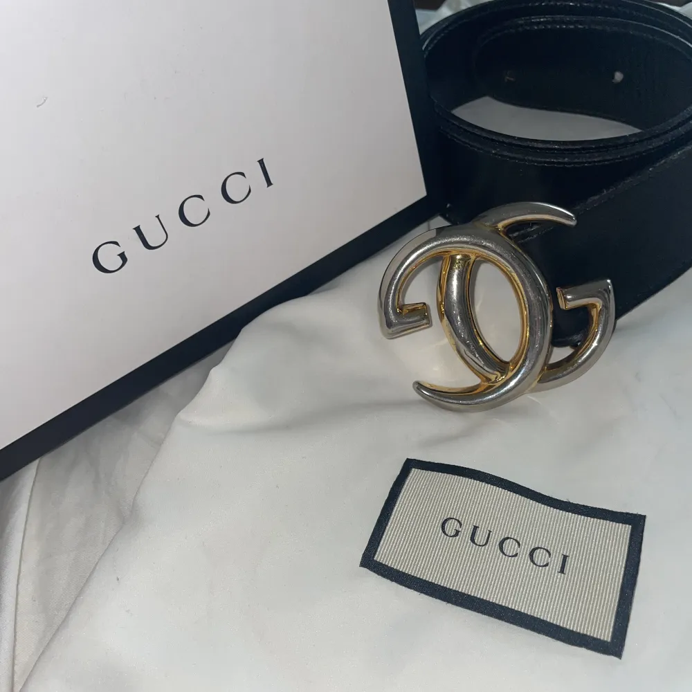 Äkta Gucci skärp köpt på vestiere collective. Accessoarer.
