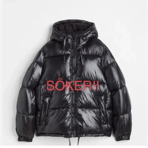 Söker glansig hm jacka! - Söker denna jättefina jackan från hm som är helt slutsåld. Köper den för 700-800kr om du har!